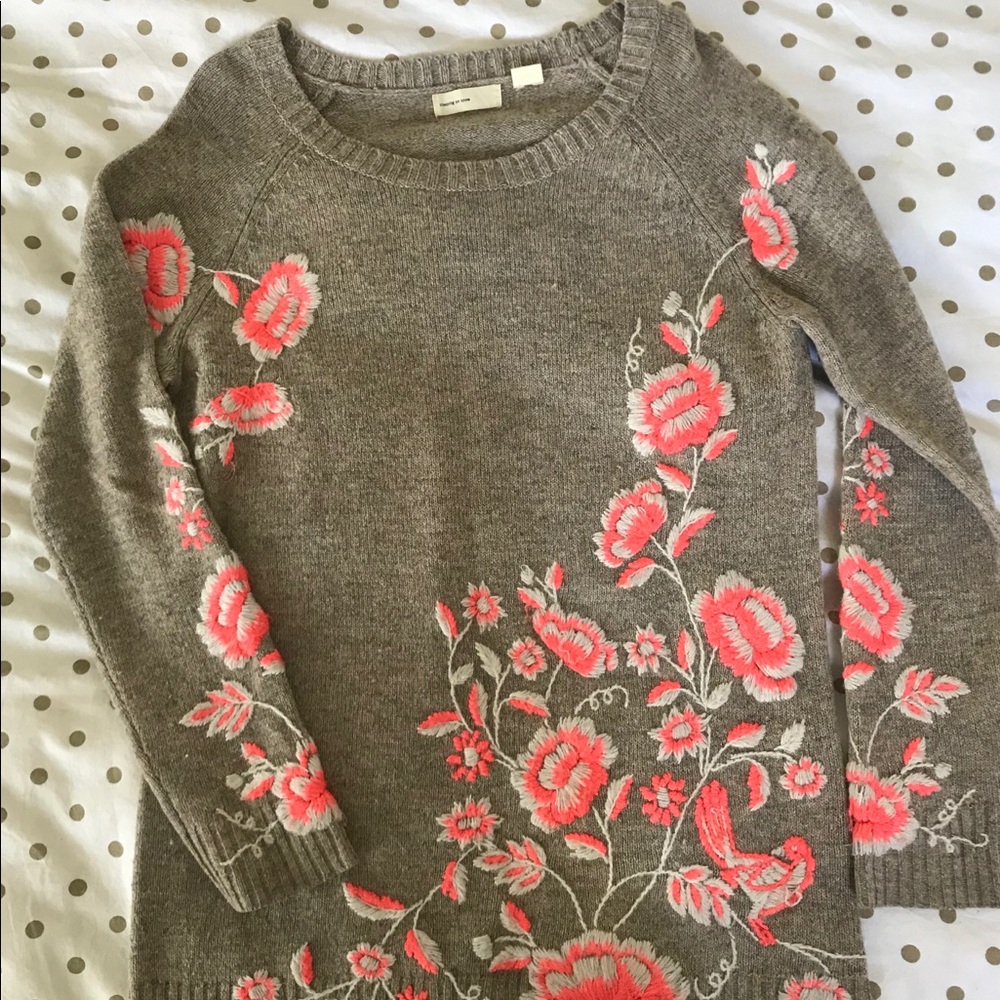 Anthropologie tunic sweater sz M